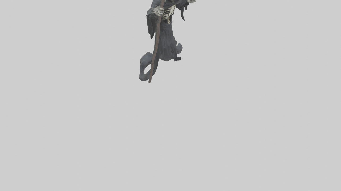 3D model Grim Reaper model VR / AR / low-poly