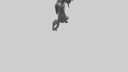 3D model Grim Reaper model VR / AR / low-poly