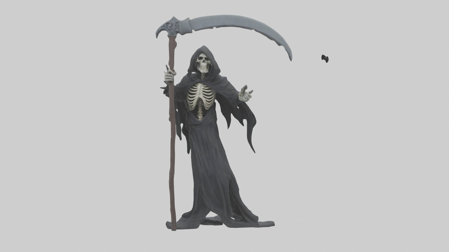 3D model Grim Reaper model VR / AR / low-poly