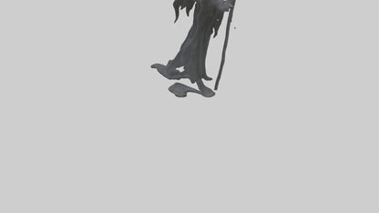 3D model Grim Reaper model VR / AR / low-poly