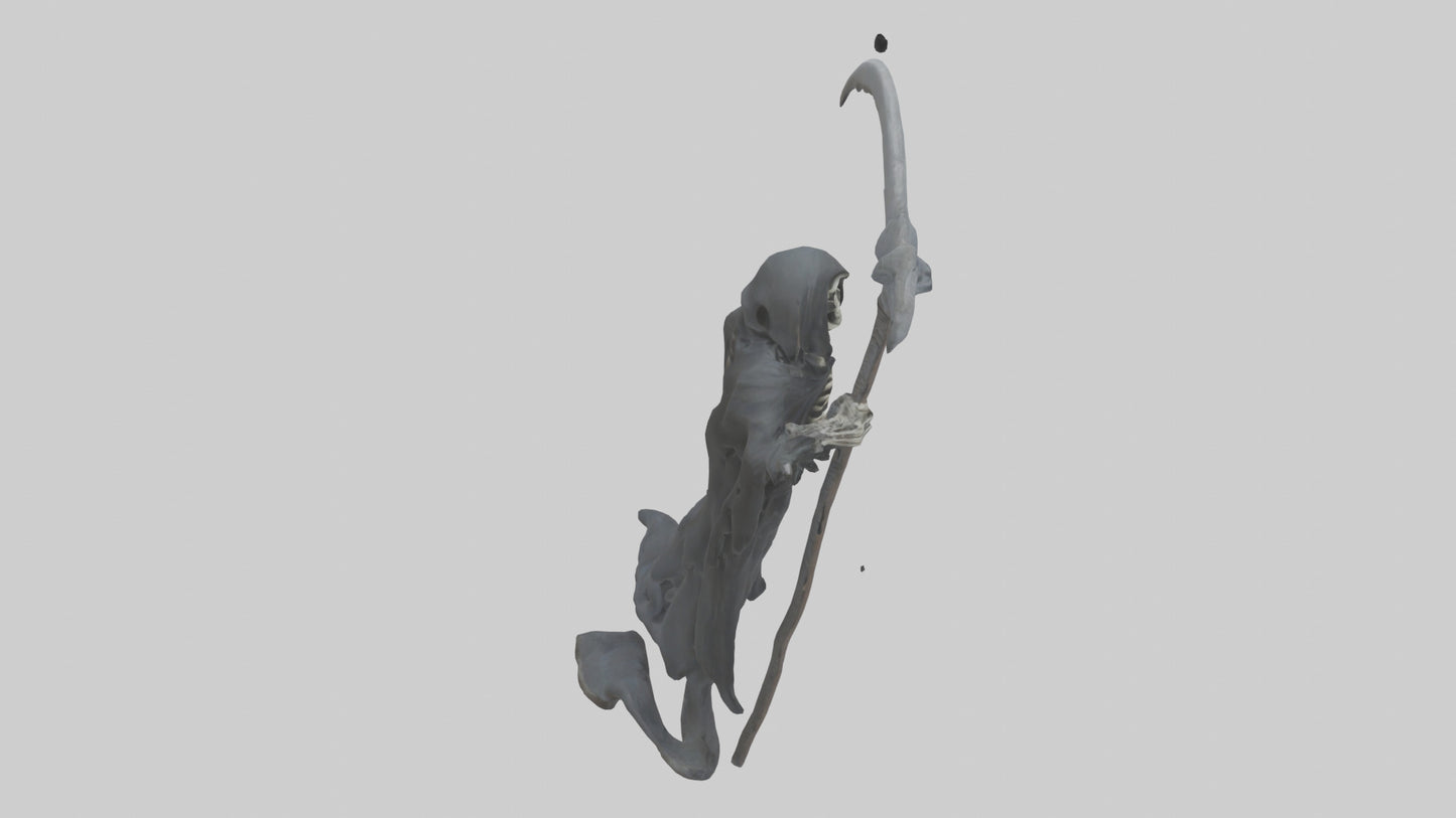 3D model Grim Reaper model VR / AR / low-poly