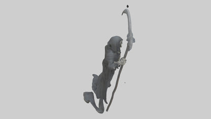 3D model Grim Reaper model VR / AR / low-poly