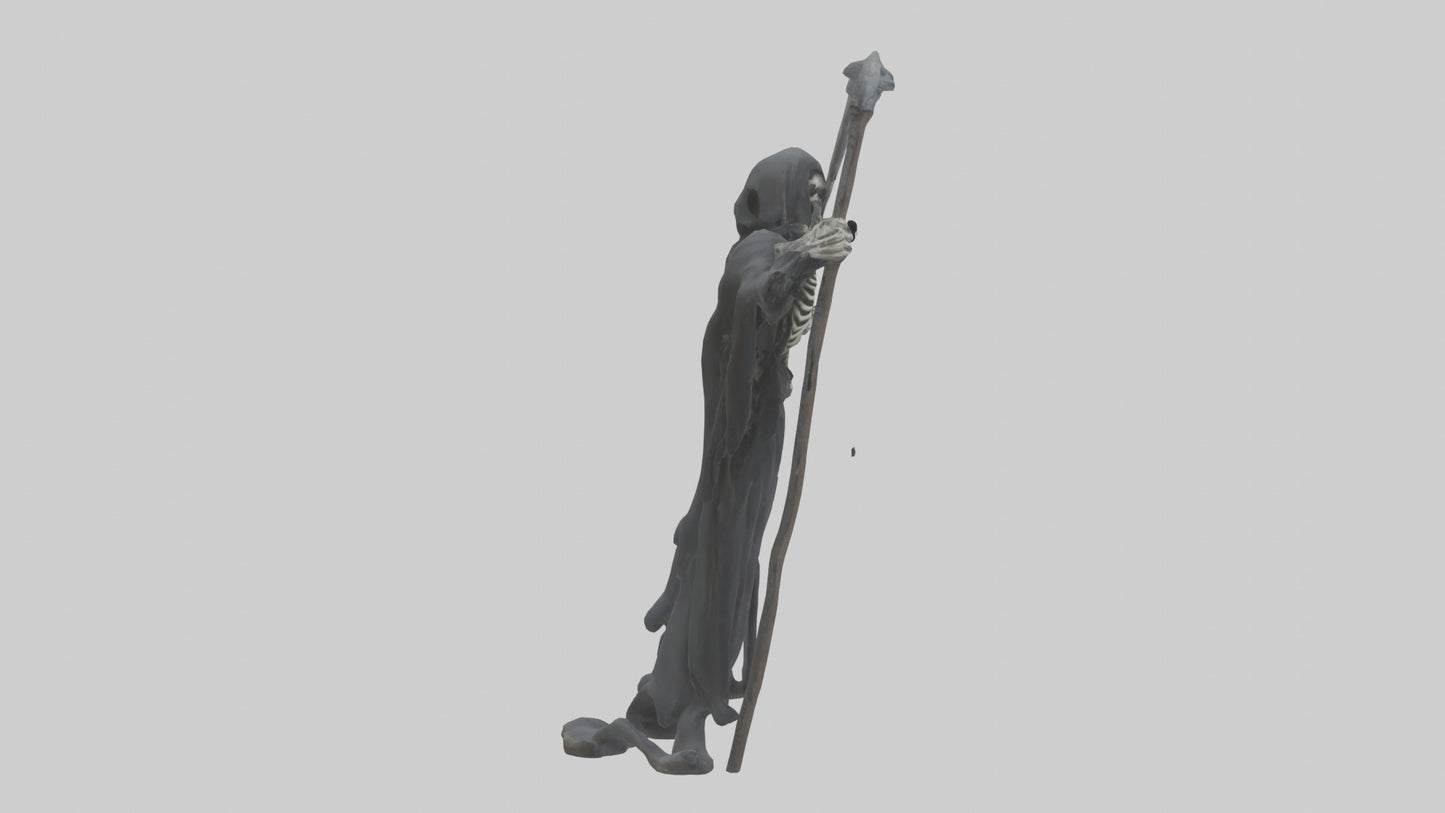 3D model Grim Reaper model VR / AR / low-poly
