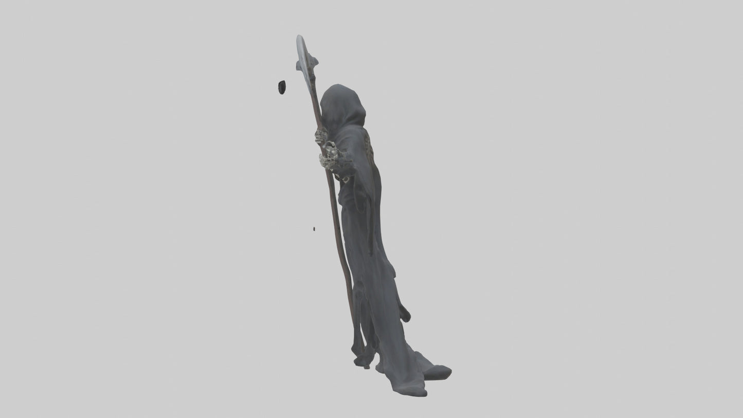 3D model Grim Reaper model VR / AR / low-poly