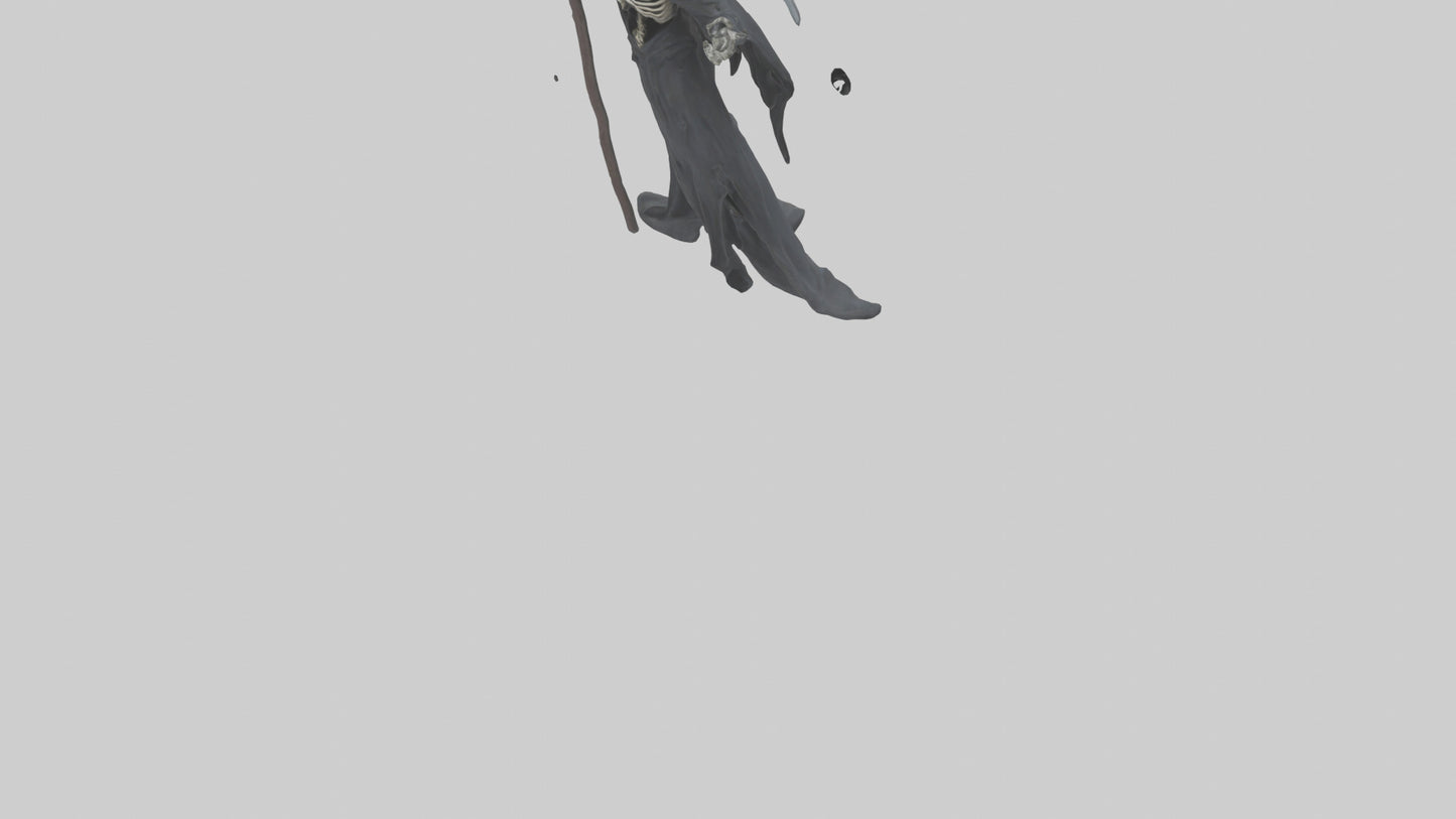 3D model Grim Reaper model VR / AR / low-poly