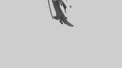 3D model Grim Reaper model VR / AR / low-poly