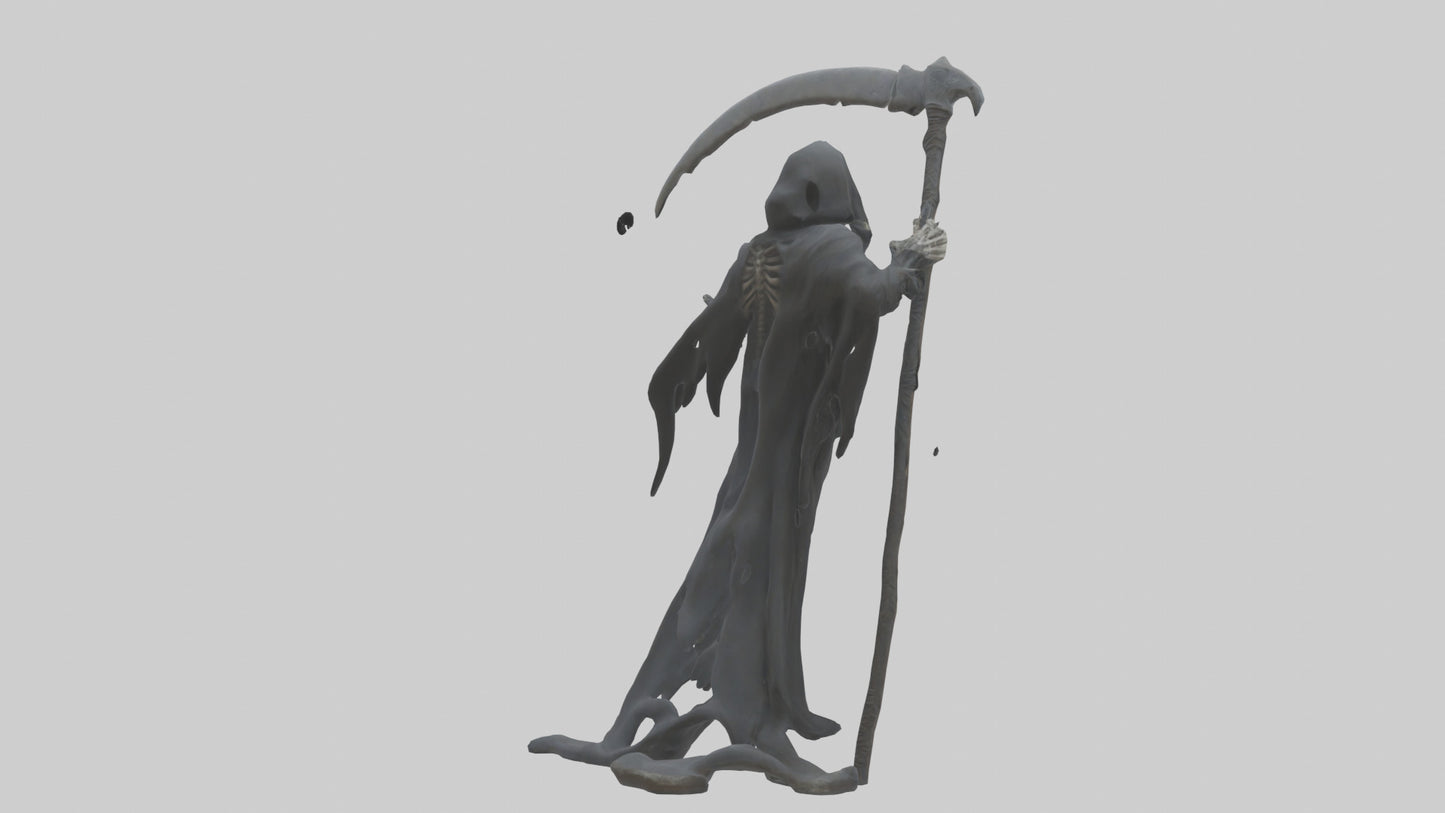 3D model Grim Reaper model VR / AR / low-poly