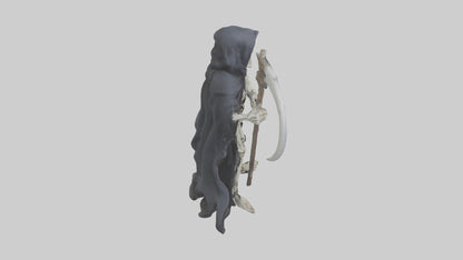 3D model Grim reaper skeleton model VR / AR / low-poly