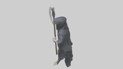 3D model Grim reaper skeleton model VR / AR / low-poly