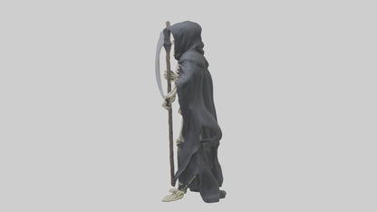 3D model Grim reaper skeleton model VR / AR / low-poly