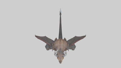 3D model Grizzly Demon model VR / AR / low-poly