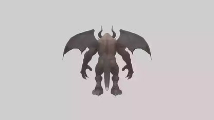 3D model Grizzly Demon model VR / AR / low-poly