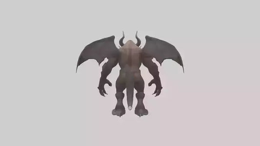 3D model Grizzly Demon model VR / AR / low-poly