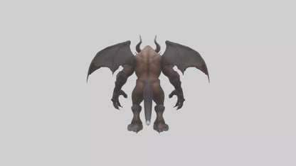3D model Grizzly Demon model VR / AR / low-poly