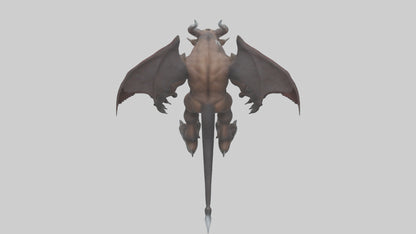 3D model Grizzly Demon model VR / AR / low-poly