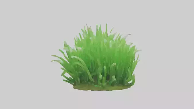 3D model Growing Grass Sculpture model VR / AR / low-poly