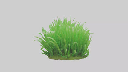 3D model Growing Grass Sculpture model VR / AR / low-poly