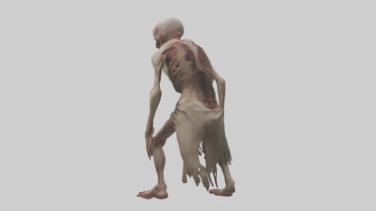 3D model Gruesome figure model VR / AR / low-poly