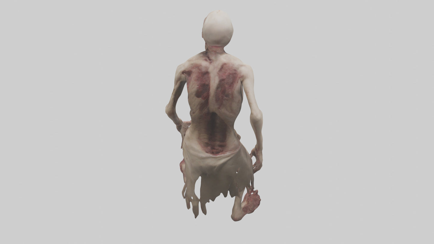 3D model Gruesome figure model VR / AR / low-poly