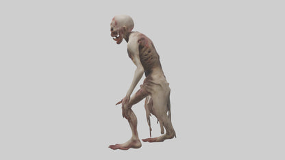 3D model Gruesome figure model VR / AR / low-poly