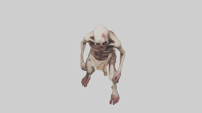 3D model Gruesome figure model VR / AR / low-poly