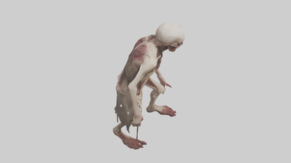 3D model Gruesome figure model VR / AR / low-poly