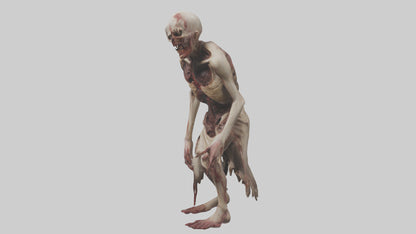 3D model Gruesome figure model VR / AR / low-poly