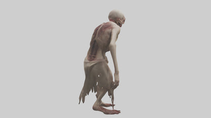 3D model Gruesome figure model VR / AR / low-poly