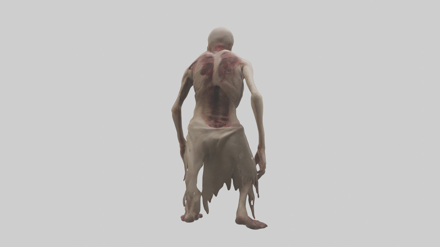 3D model Gruesome figure model VR / AR / low-poly