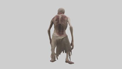 3D model Gruesome figure model VR / AR / low-poly