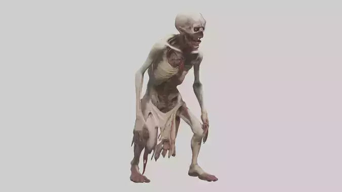3D model Gruesome figure model VR / AR / low-poly