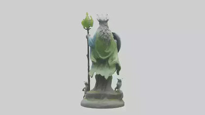 3D model Guardians of Earth and Nature Statue model VR / AR / low-poly