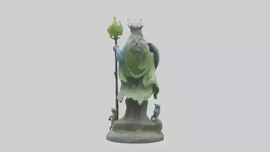 3D model Guardians of Earth and Nature Statue model VR / AR / low-poly