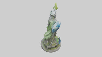 3D model Guardians of Earth and Nature Statue model VR / AR / low-poly