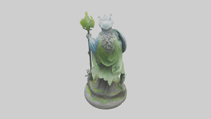 3D model Guardians of Earth and Nature Statue model VR / AR / low-poly
