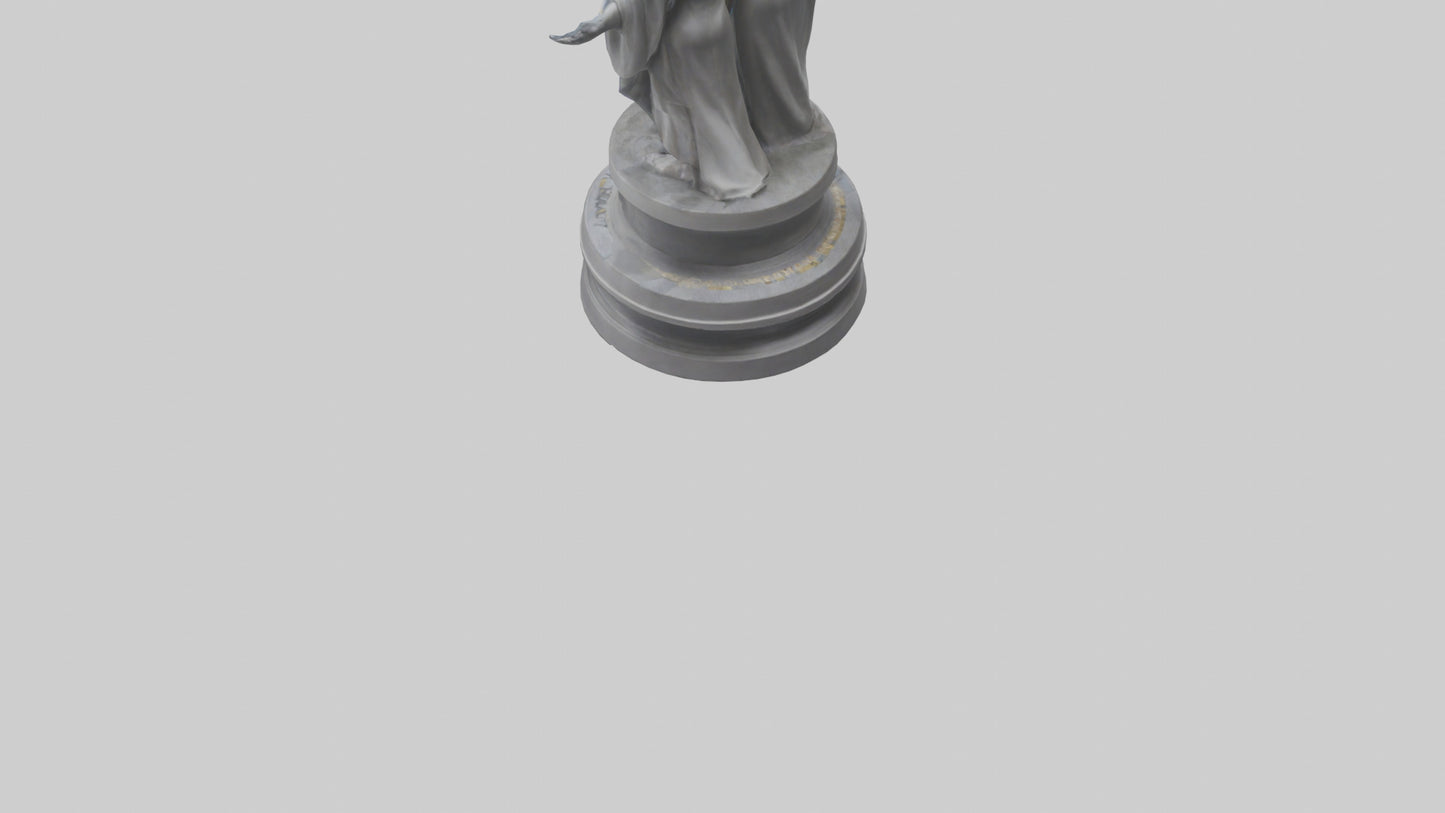 Guardians of Equality statue model VR / AR / low-poly
