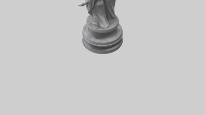 Guardians of Equality statue model VR / AR / low-poly