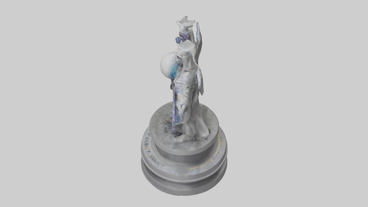 Guardians of Equality statue model VR / AR / low-poly