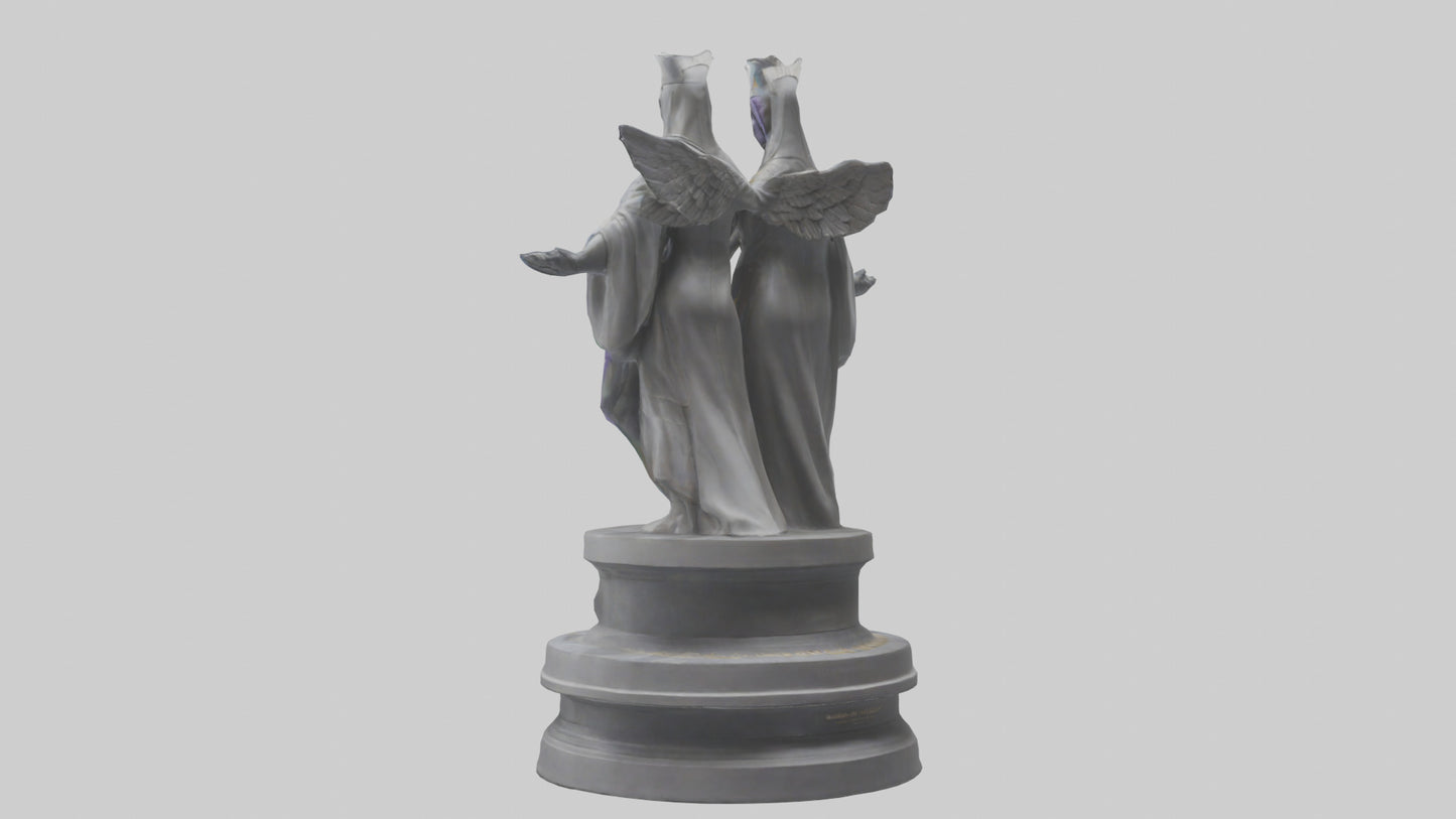 Guardians of Equality statue model VR / AR / low-poly