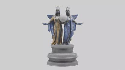 Guardians of Equality statue model VR / AR / low-poly