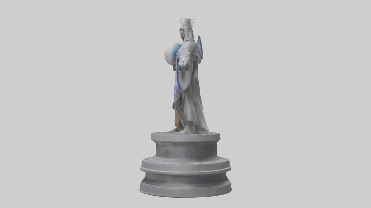 Guardians of Equality statue model VR / AR / low-poly