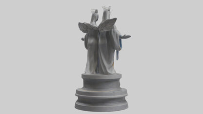 Guardians of Equality statue model VR / AR / low-poly