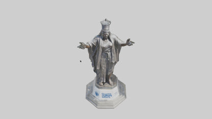 3D model Guardians of Human Rights statue model VR / AR / low-poly