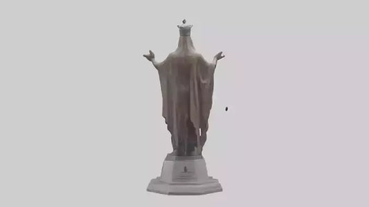 3D model Guardians of Human Rights statue model VR / AR / low-poly