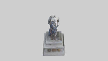 3D model Guardians of Independence statue model VR / AR / low-poly