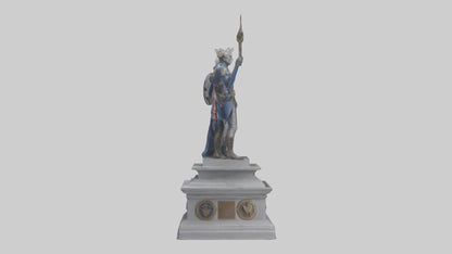 3D model Guardians of Independence statue model VR / AR / low-poly