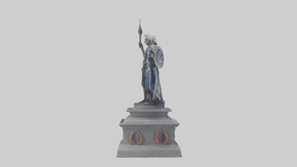 3D model Guardians of Independence statue model VR / AR / low-poly