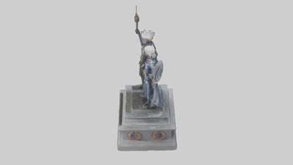 3D model Guardians of Independence statue model VR / AR / low-poly