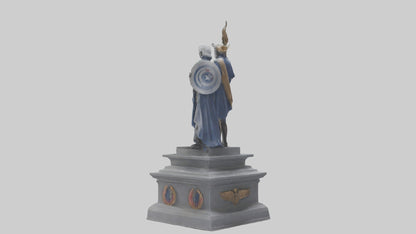 3D model Guardians of Independence statue model VR / AR / low-poly