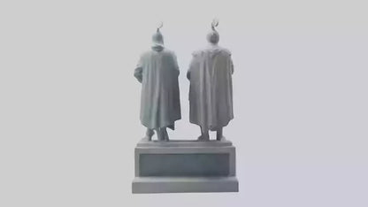 3D model Guardians of Peace statue model VR / AR / low-poly